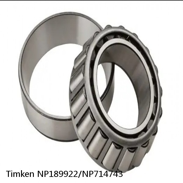 NP189922/NP714743 Timken Tapered Roller Bearings #1 small image