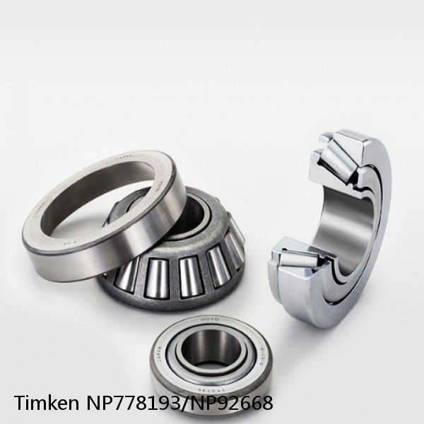 NP778193/NP92668 Timken Tapered Roller Bearings #1 image